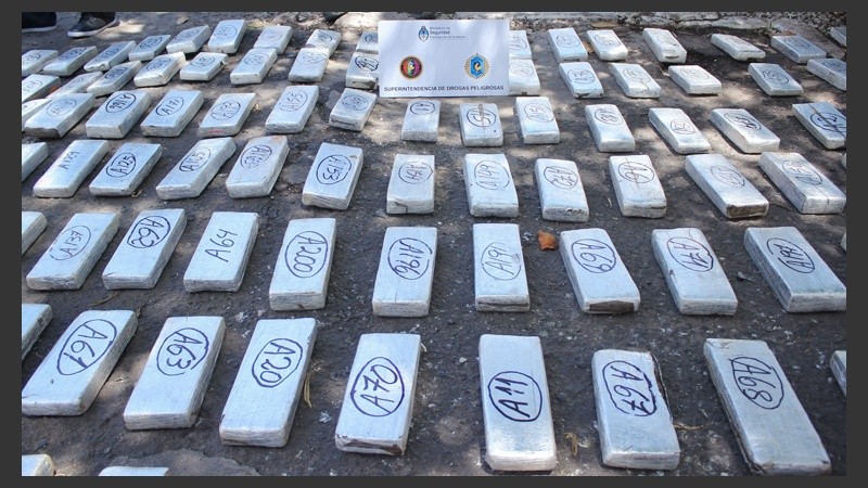 Mucha droga secuestrada en un impresionante operativo.
