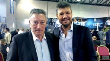 Tinelli y Segura, por el sillón de AFA.