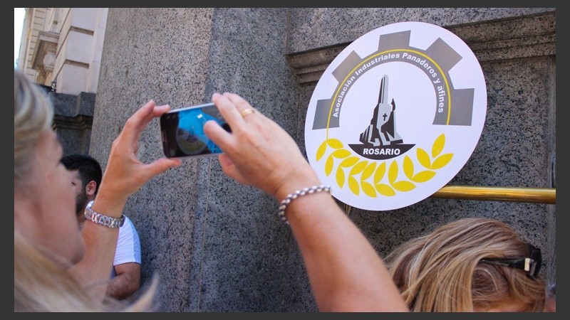 La Asociación Industriales Panaderos y Afines organizó la movida de protesta.