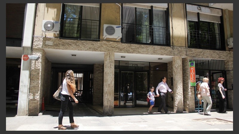 El lugar de la descarga fue en el edificio de Córdoba al 700.