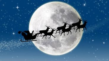 Papá Noel llegará con luna llena.