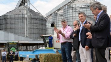 Macri le habló al sector agropecuario en Corrientes.