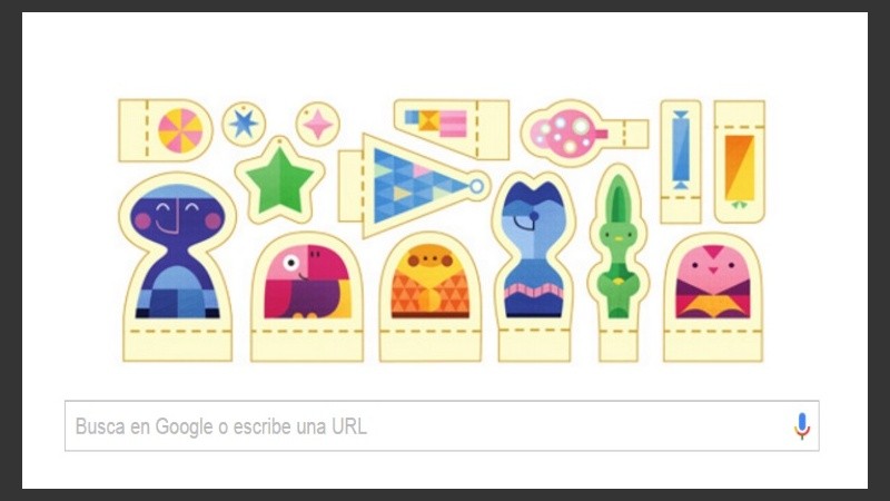 El doodle no sólo permite que las figuras se puedan imprimir y recortar, sino que además no hace referencia a ninguna religión concreta.