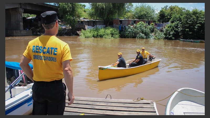 Los rescatistas trabajaron en toda la zona esta semana.