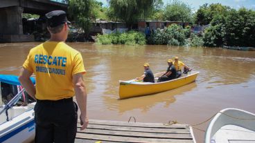Los rescatistas trabajaron en toda la zona esta semana.