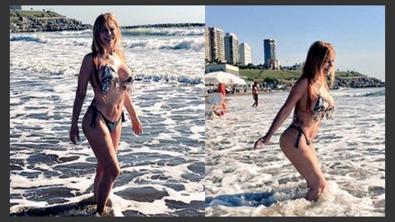 Diosa suelta en Mar del Plata. 