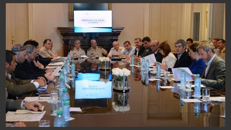 La vicepresidenta puso en funcionamiento el Sistema Federal de Emergencias.