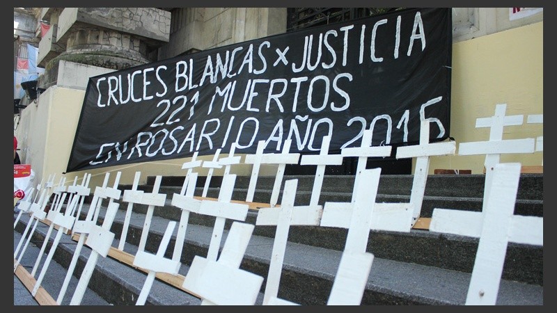 Más de 200 muertos hubo este año en Rosario por la inseguridad. (Rosario3.com)