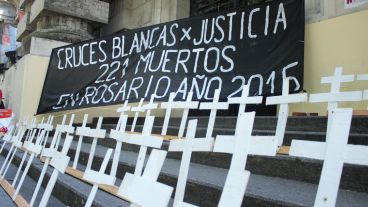 Más de 200 muertos hubo este año en Rosario por la inseguridad. (Rosario3.com)
