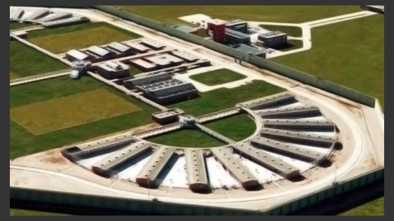 Una vista del penal de General Alvear.