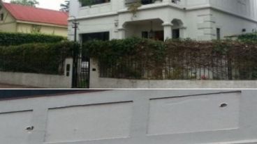 La casa de Bonfatti fue baleada en 2013.