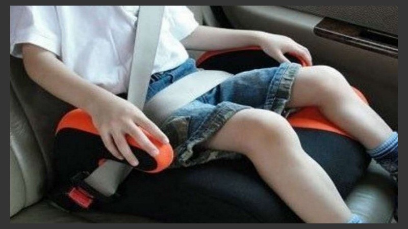 En la sillita, como corresponde. 