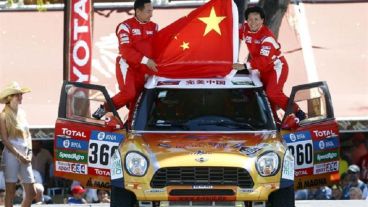 El Mini Cooper número 360 que conducía Guo Meiling.