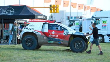 El Dakar llegó al Autódromo Municipal. (Alan Monzón/Rosario3.com)
