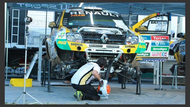 El Dakar llegó al Autódromo Municipal. (Alan Monzón/Rosario3.com)