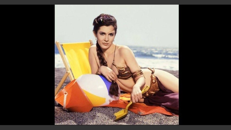 Leia, como nunca se la vio.