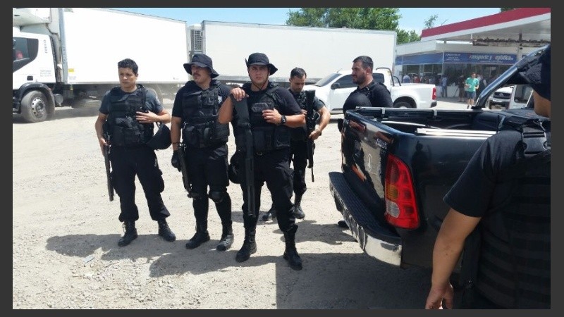 Control policial en ruta 6 y autovía 19.