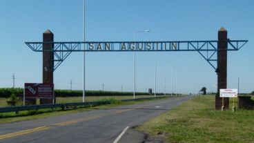 San Agustín, la localidad ubicada 25 kilómetros al sudoeste de la ciudad de Santa Fe.