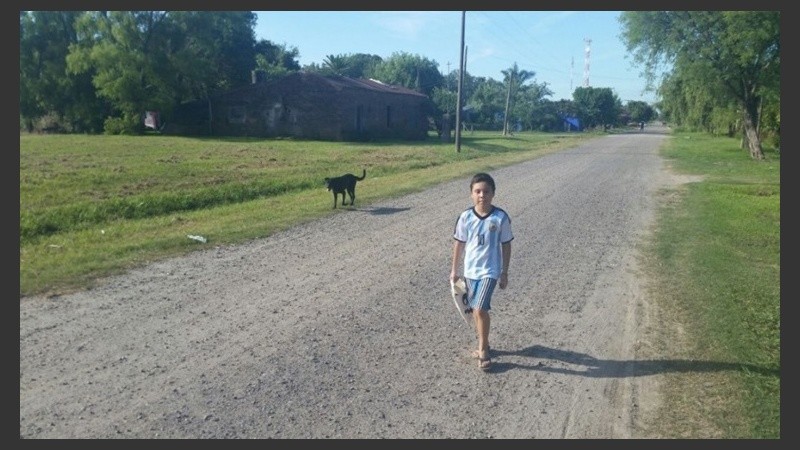 Matilde, uno de los pueblos que se vio alterado por la búsqueda.
