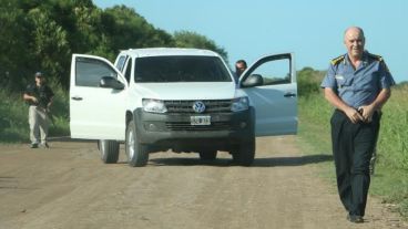 El jefe de la Policía provincial, en el camino que va de Matilde a San Agustín.