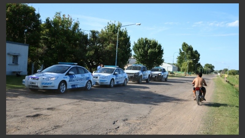 Un amplísimo despliegue alteró la habitual tranquilidad de la zona.