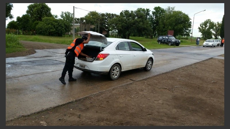 Este viernes seguían los controles en la ruta 6. 
