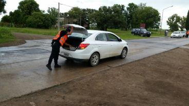 Este viernes seguían los controles en la ruta 6.