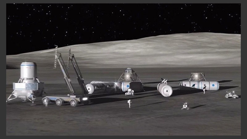 Así imagina la ESA la colonización permanente de la Luna