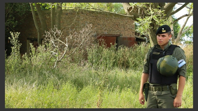 La tapera se encuentra en las afueras de San Carlos Sud. (Alan Monzón/Rosario3.com)