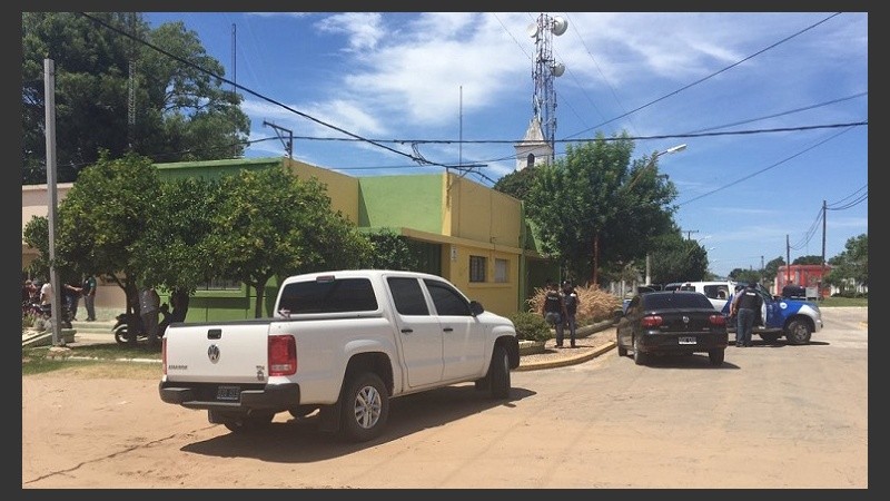 La comisaría 5° de Cayastá, donde quedó alojado el primer detenido.