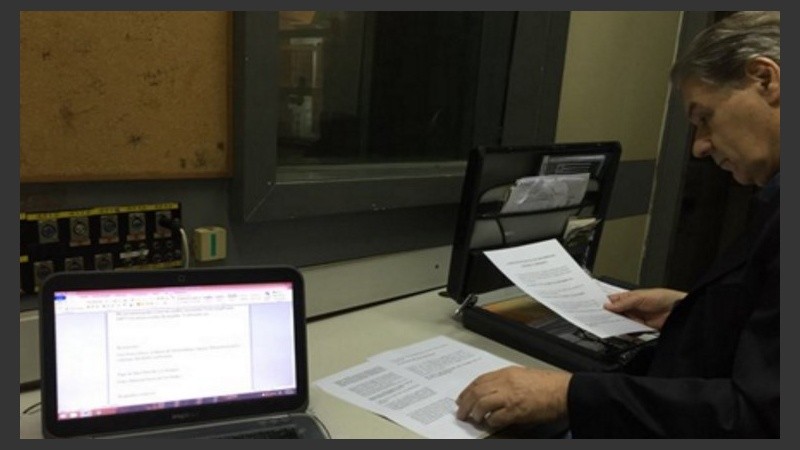 Víctor Hugo antes de quedarse sin aire. 