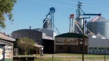 La arrocera donde cayeron los prófugos.