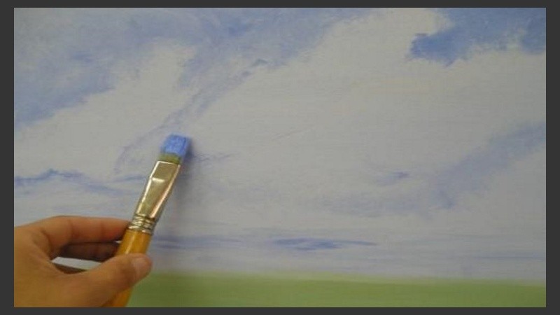 El cielo parece pintado este martes. 