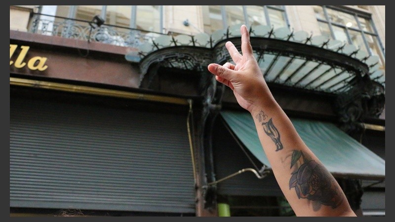 Militantes peronistas se vieron en la movilización. (Alan Monzón/Rosario3.com)