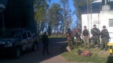 Christian Lanatta y Schillaci, arrestados.