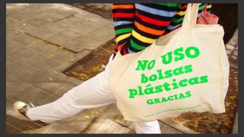 Para pocos productos, una opción será la bolsa de tela.