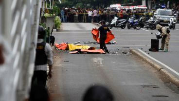El atentado fue este jueves en el centro de Yakarta. (EFE)