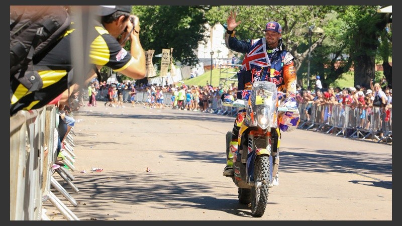 Toby Price primero en motos. (Alan Monzón/Rosario3.com)