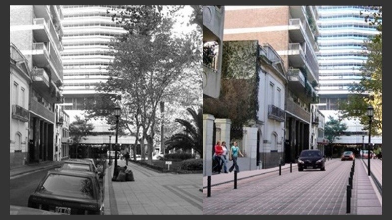 Una de las obras planificadas es nivelar la calle en la plaza Pringles.