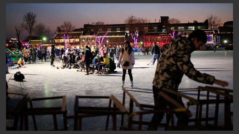 Las temperaturas en la ciudad capital de China descendieron a 17 grados bajo cero. (EFE)