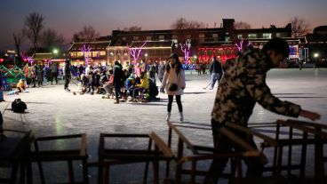 Las temperaturas en la ciudad capital de China descendieron a 17 grados bajo cero. (EFE)