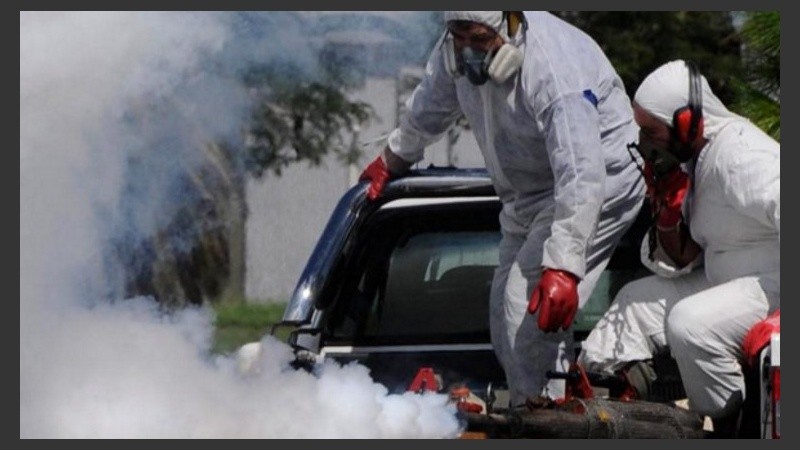 La Municipalidad fumiga la zona oeste donde aparecieron los tres casos de dengue local. 