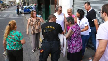 Evacuaron el edificio de Laprida al 900.