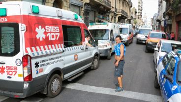 Gran despliegue en la zona.