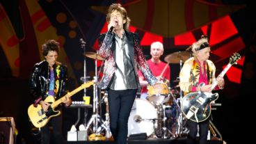 Los Rolling Stones en Santiago este miércoles. (EFE)