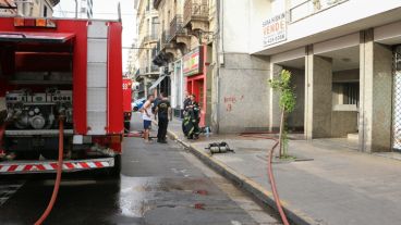 En el incendio de este miércoles falleció una mujer de 92 años.