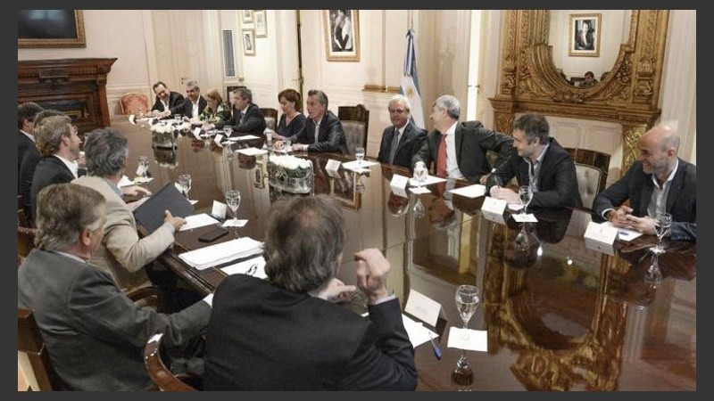 El gabinete de Mauricio Macri.