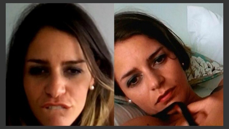 En las imágenes, puede verse a la actriz meneándose frente a una webcam y en actos de autosatisfacción.