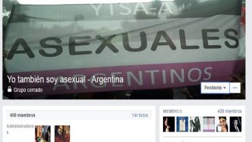Yo también soy asexual, en Facebook