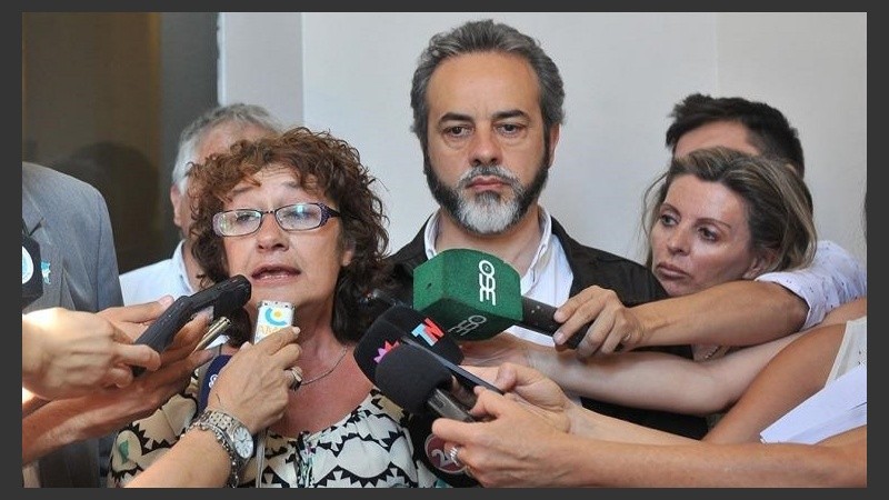 Los gremios docentes nacionales dieron una conferencia de prensa este viernes.